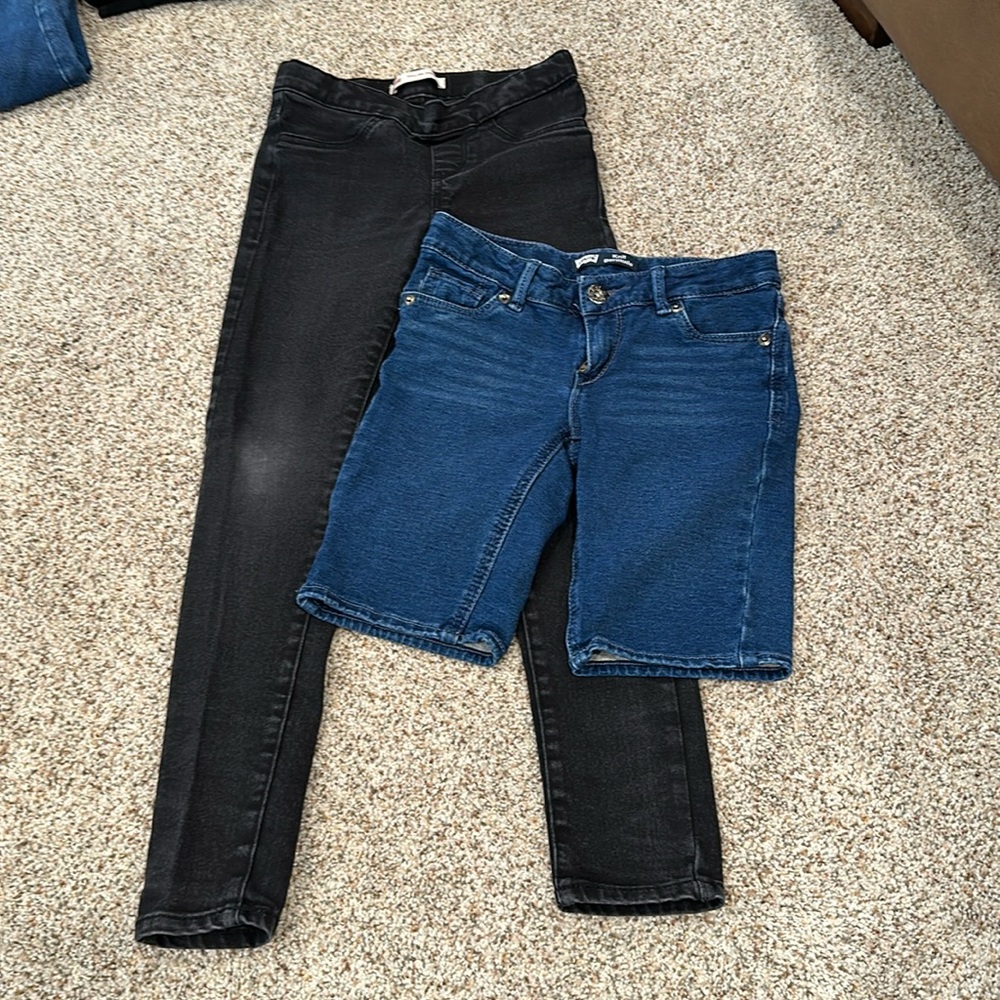 Levi Jeggings and Bermuda Shorts